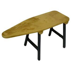 HTF CREAM/GRAY Vintage Renwal Dollhouse Furniture Folding Ironing Board Laundry